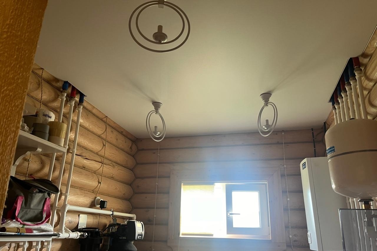 Матовый потолок в частный дом