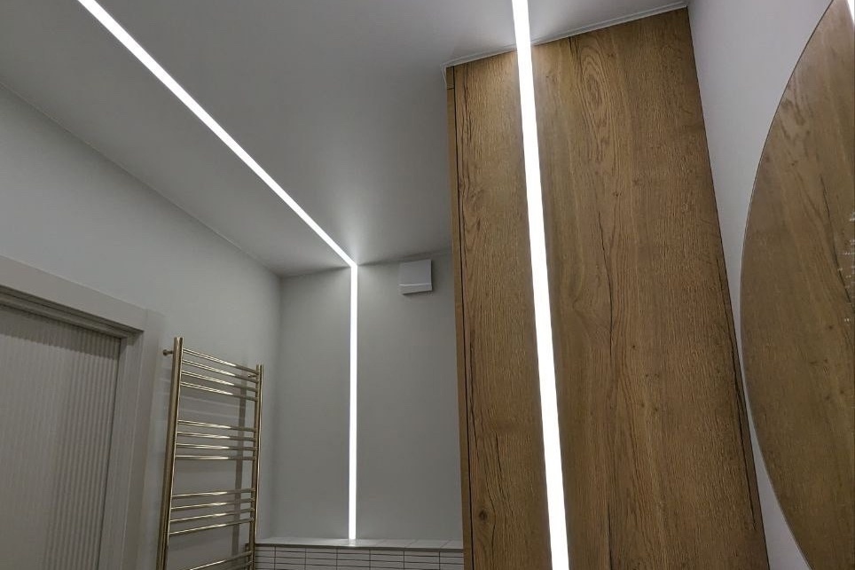 Световые линии в сан.узел