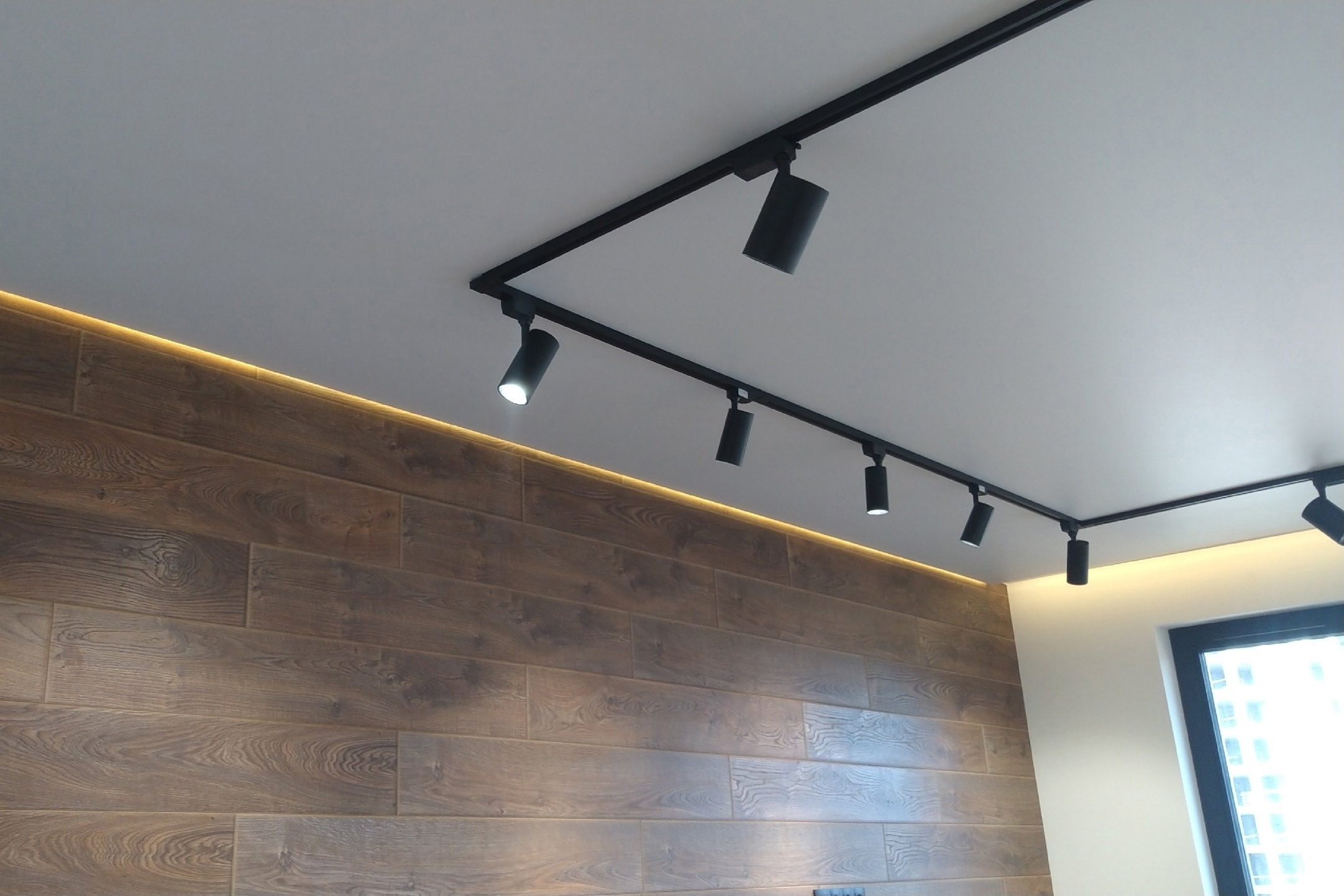 Трековая система на кухню + коридор